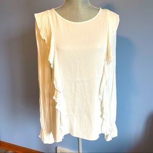 NWOT Sanctuary Long Sleeve Ruffle Top